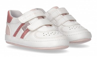 Tommy Hilfiger Παπούτσια Αγκαλιάς T0A4-33179-1528 X134 White/Pink