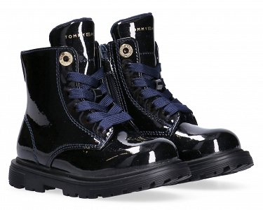 Tommy Hilfiger Παιδικό Μποτάκι Για Κορίτσια T1A5-34005-1237 800 Μπλε
