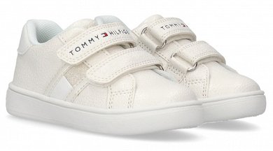 Tommy Hilfiger Παιδικό Sneaker T1A9-33726-0375 Λευκό