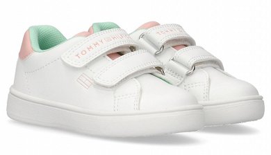 Tommy Hilfiger Παιδικό Sneaker T1A9-33727-1355 Λευκό