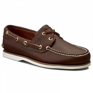 Timberland Classic Boat Shoe 174035 214 MD Brown Full Grain