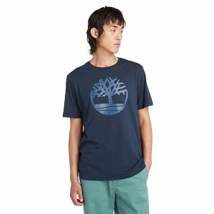 Timbeland Tree Logo Short Sleeve A2C2R Z02 Μπλε