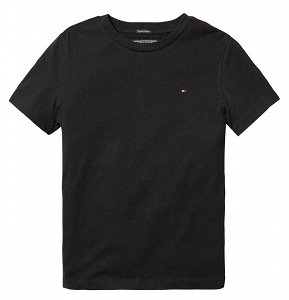 Tommy Hilfiger Boys Basic Cn Knit S/S KB0KB04140 055 Black