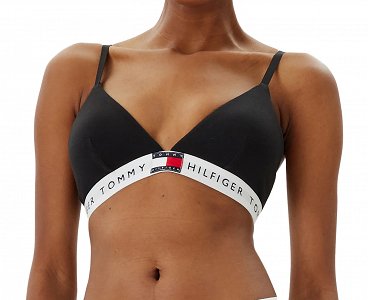 Tommy Hilfiger Σουτιέν Bralette UW0UW06040 BDS Μαύρο