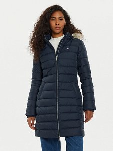 Tommy Hilfiger Essential Hooded Down Coat DW0DW18864 C1G Μπλε