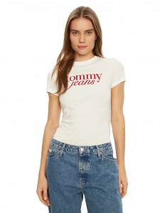 Tommy Hilfiger Γυναικείο T-Shirt DW0DW19447 YBL Λευκό