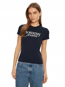 Tommy Hilfiger Γυναικείο T-Shirt DW0DW19447 C1G Μπλε