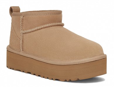 Ugg Kid's Classic Ultra Mini Platform 1157791K SAN Μπεζ
