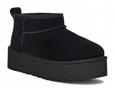 Ugg Kid's Classic Ultra Mini Platform 1157791K BLK Μαύρο