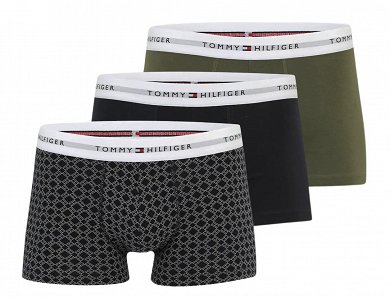 Tommy Hilfiger Σετ 3 Ανδρικά Εσώρουχα UM0UM02768 0UA Μπλε/Λαδί