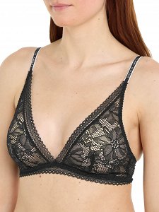 Tommy Hilfiger Triangle Bra UW0UW04752 BDS Μαύρο