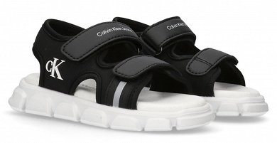Calvin Klein Παιδικό Πέδιλο Για Αγόρια V1B2-83020-1591 999 Μαύρο