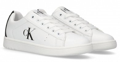 Calvin Klein Παιδικό Sneaker V3X9-82082-1355s X002 Λευκό/Μαύρο