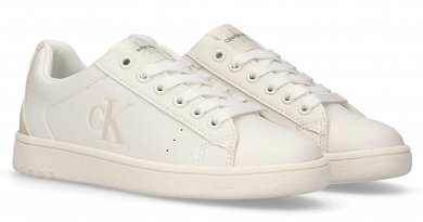Calvin Klein Sneaker V3X9-82082-1355 A472 Λευκό/Μπεζ