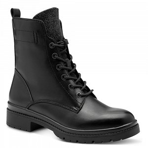 Tamaris Μποτάκι Flat 1-25236-45 043 Μαύρο