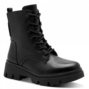 Tamaris Comfort Γυναικείο Δερμάτινο Μποτάκι 8-85296-45 001 Μαύρο