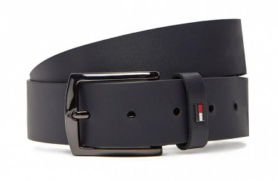 Tommy Hilfiger Ανδρική Δερμάτινη Ζώνη Denton 3.5 Ext AM0AM13536 DW6 Μπλε