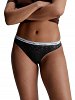 Calvin Klein High Leg Thong QD5051E UB1 Black
