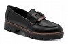 Tamaris Γυναικείο Δερμάτινο Loafer 1-24722-43 003 Black Leather