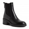 Tamaris Δερμάτινο Μποτάκι 1-25013-47 003 Black Leather