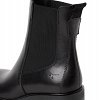 Tamaris Δερμάτινο Μποτάκι 1-25013-47 003 Black Leather