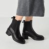 Tamaris Δερμάτινο Μποτάκι 1-25013-47 003 Black Leather