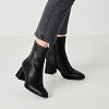 Tamaris Δερμάτινο Ψηλό Μποτάκι 1-25392-47 003 Black Leather