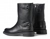 Tamaris NEWD. Δερμάτινο Μποτάκι 1-25395-43 003 Black Leather