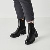 Tamaris Δερμάτινο Μποτάκι 1-25407-47 003 Black Leather