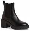 Tamaris Δερμάτινο Μποτάκι 1-25469-41 003 Black Leather