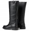 Tamaris NEWD. Δερμάτινη Μπότα Flat 1-25506-43 003 Black Leather