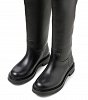 Tamaris NEWD. Δερμάτινη Μπότα Flat 1-25506-43 003 Black Leather