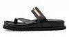 Tamaris Δερμάτινo Flat Sandal 1-27415-46 001 Μαύρο