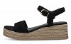 Tamaris Δερμάτινη Πλατφόρμα 1-28061-42 001 Black
