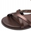 Tamaris Δερμάτινο Flat Πέδιλο 1-28146-46 Mocca Comb