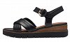 Tamaris Δερμάτινη Πλατφόρμα 1-28202-42 003 Black Leather