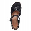 Tamaris Δερμάτινη Πλατφόρμα 1-28202-42 003 Black Leather