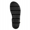 Tamaris Δερμάτινο Flat Πέδιλο 1-28227-46 Black Comb