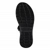 Tamaris Δερμάτινο Flat Πέδιλο 1-28228-44 007 Μαύρο