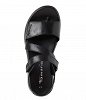 Tamaris Δερμάτινο Flat Πέδιλο 1-28228-44 007 Μαύρο