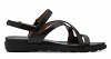 Tamaris Δερμάτινο Flat Πέδιλο 1-28231-46 001 Μαύρο