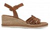 Tamaris Δερμάτινη Πλατφόρμα 1-28332-44 305 Cognac