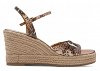 Tamaris Πλατφόρμα Εσπαντρίγια 1-28336-46 386 Brown Snake