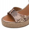 Tamaris Πλατφόρμα Εσπαντρίγια 1-28336-46 386 Brown Snake