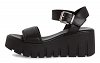 Tamaris Sandal 1-28712-42 003 Black Leather