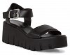 Tamaris Sandal 1-28712-42 003 Black Leather