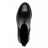 Jana 100% Comfort Γυναικείο Δερμάτινο Μποτάκι Flat 8-25700-45 001 Μαύρο