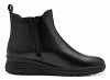 Jana 100% Comfort Γυναικείο Δερμάτινο Μποτάκι Flat 8-25720-45 001 Μαύρο