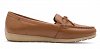 Tamaris Comfort Γυναικείο Δερμάτινο Loafer 8-84600-44 327 Cognac Nappa