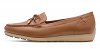 Tamaris Comfort Γυναικείο Δερμάτινο Loafer 8-84600-44 327 Cognac Nappa